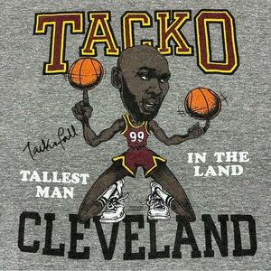 Tacko Fall Graphic T Shirt Adult Large Cleveland Cavaliers 2022 NBA Memorabilia